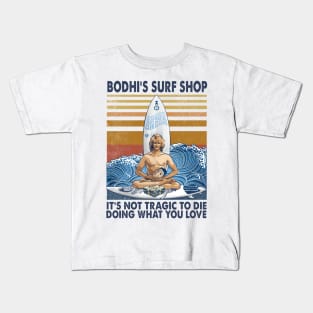 Vintage retro surf shop art movie fan Kids T-Shirt